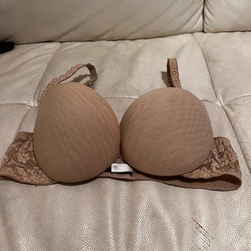 Cosabella push-up underwire bra nude size 32D !